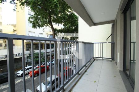 varanda de apartamento à venda com 1 quarto, 47m² em Centro, Rio de Janeiro