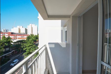 Varanda da Sala de apartamento para alugar com 1 quarto, 32m² em Liberdade, São Paulo