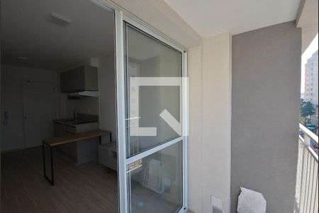 Varanda da Sala de apartamento para alugar com 1 quarto, 32m² em Liberdade, São Paulo