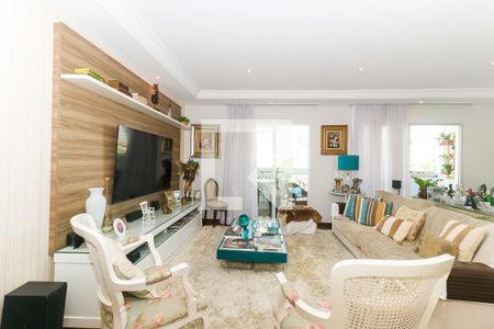 Sala de Estar de apartamento à venda com 3 quartos, 158m² em Vila Monte Alegre, São Paulo