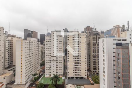 Vista do Quarto de apartamento para alugar com 1 quarto, 45m² em Jardim Paulista, São Paulo