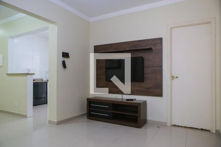 Sala de apartamento para alugar com 2 quartos, 73m² em Gonzaga, Santos