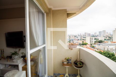 Varanda da Sala de apartamento para alugar com 1 quarto, 58m² em Vila São José, São Paulo
