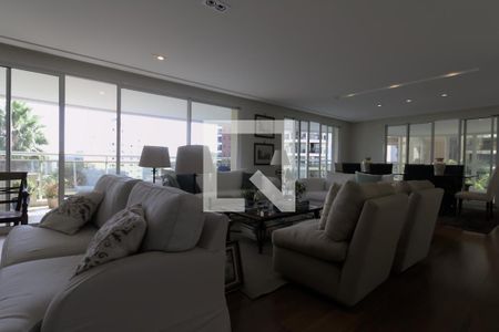 Sala de Estar 1 de apartamento à venda com 5 quartos, 366m² em Alto da Lapa, São Paulo