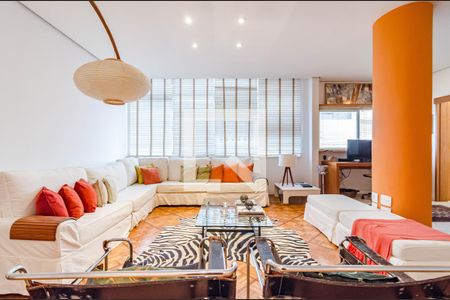 Sala de apartamento à venda com 2 quartos, 140m² em Jardim Paulista, São Paulo