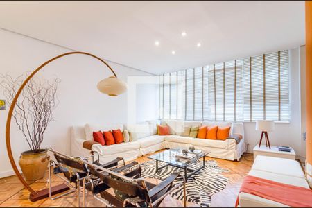 Sala de apartamento à venda com 2 quartos, 140m² em Jardim Paulista, São Paulo