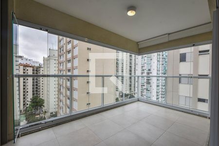 Varanda  de apartamento para alugar com 1 quarto, 47m² em Campo Belo, São Paulo