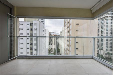 Varanda  de apartamento para alugar com 1 quarto, 47m² em Campo Belo, São Paulo