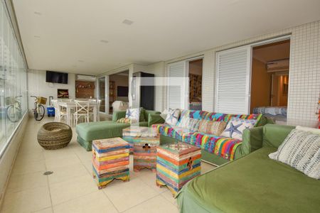 Varanda Gourmet de apartamento para alugar com 4 quartos, 170m² em Parque Enseada, Guarujá