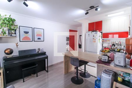 Sala de apartamento à venda com 1 quarto, 52m² em Vila Bela, São Paulo
