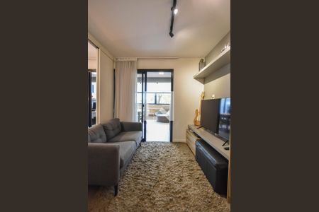 Sala de apartamento à venda com 1 quarto, 58m² em Campo Belo, São Paulo