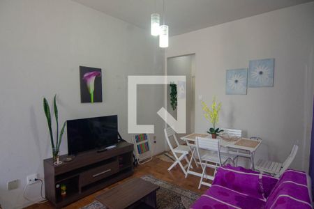 Sala de apartamento para alugar com 1 quarto, 70m² em Copacabana, Rio de Janeiro