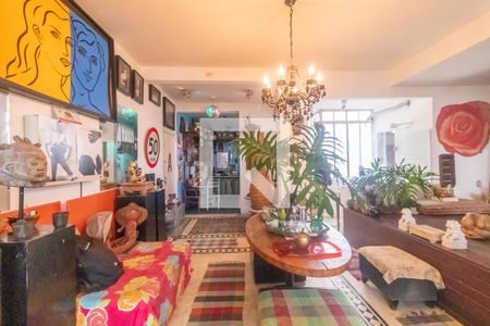 Sala de apartamento à venda com 1 quarto, 80m² em Pacaembu, São Paulo