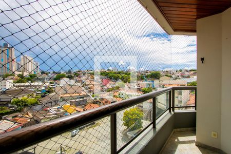 Varanda da sala de apartamento à venda com 3 quartos, 100m² em Jardim Stella, Santo André