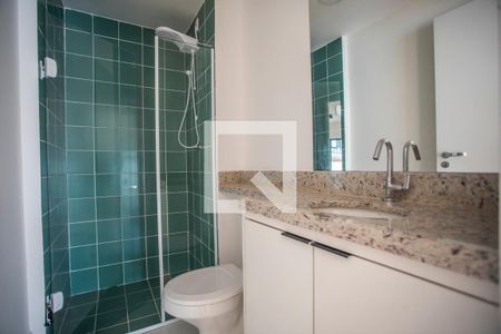 Banheiro de kitnet/studio para alugar com 1 quarto, 49m² em Vila Clementino, São Paulo