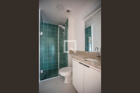 Banheiro de kitnet/studio para alugar com 1 quarto, 49m² em Vila Clementino, São Paulo