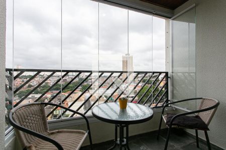 Varanda da Sala de apartamento à venda com 3 quartos, 68m² em Vila Bertioga, São Paulo