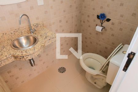 Lavabo de apartamento à venda com 3 quartos, 150m² em Vila Valparaiso, Santo André