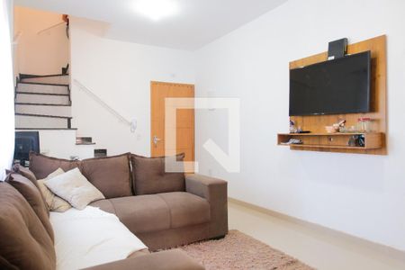 Sala de apartamento à venda com 2 quartos, 80m² em Parque Erasmo Assunção, Santo André