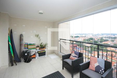 varanda de apartamento à venda com 2 quartos, 66m² em Jardim Piqueroby, São Paulo