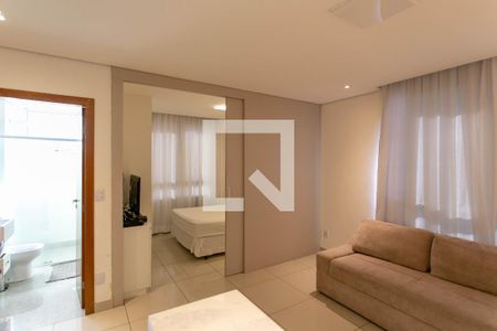 Sala de kitnet/studio para alugar com 1 quarto, 32m² em Indaiá, Belo Horizonte