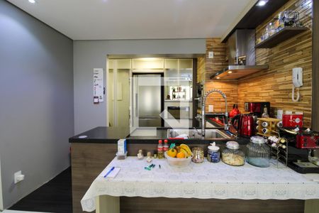 Cozinha de apartamento à venda com 3 quartos, 76m² em Marechal Rondon, Canoas