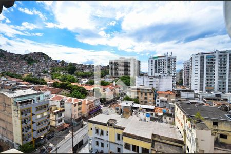 Vista da Sala de apartamento para alugar com 1 quarto, 55m² em Rio Comprido, Rio de Janeiro