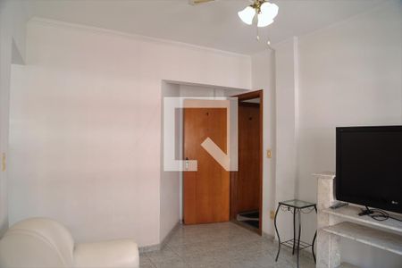 Sala de apartamento para alugar com 1 quarto, 50m² em Boqueirão, Praia Grande