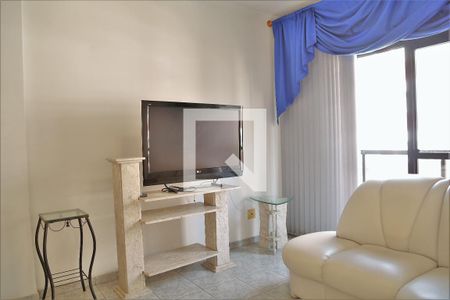 Sala de apartamento para alugar com 1 quarto, 50m² em Boqueirão, Praia Grande