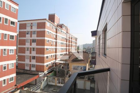 Sala vista de apartamento para alugar com 1 quarto, 50m² em Boqueirão, Praia Grande