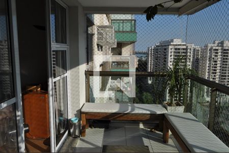 Varanda da Sala de apartamento para alugar com 2 quartos, 75m² em Jacarepaguá, Rio de Janeiro