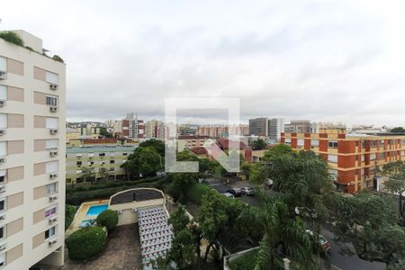 Vista da sala de apartamento à venda com 2 quartos, 72m² em Cristo Redentor, Porto Alegre