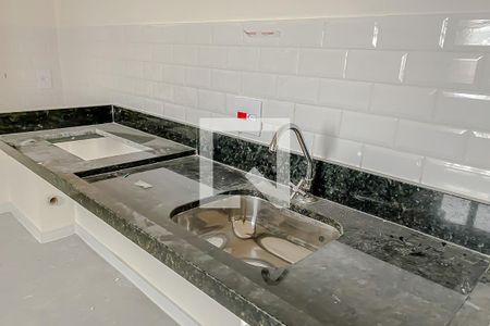 Detalhe Sala Cozinha e Lavanderia de kitnet/studio para alugar com 1 quarto, 32m² em Chácara Seis de Outubro, São Paulo