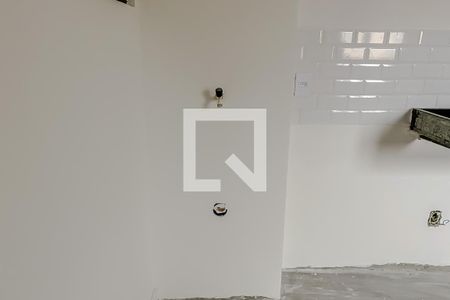 Detalhe Sala Cozinha e Lavanderia de casa de condomínio para alugar com 1 quarto, 36m² em Chácara Seis de Outubro, São Paulo