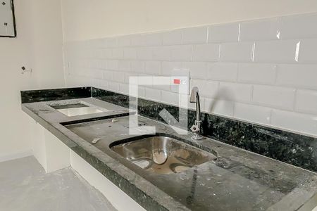 Detalhe Sala Cozinha e Lavanderia de casa de condomínio para alugar com 1 quarto, 36m² em Chácara Seis de Outubro, São Paulo