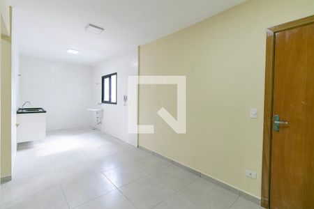 Sala / Cozinha de apartamento para alugar com 2 quartos, 46m² em Vila Regente Feijó, São Paulo