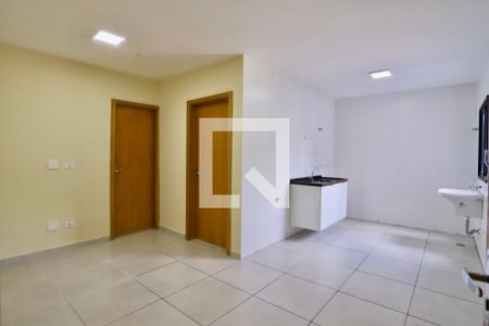 Sala/Cozinha de apartamento para alugar com 1 quarto, 34m² em Vila Regente Feijó, São Paulo