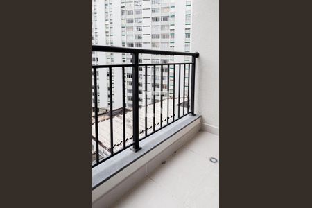 Varanda da Sala de apartamento para alugar com 1 quarto, 28m² em República, São Paulo