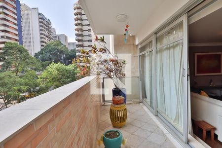 Varanda de apartamento à venda com 4 quartos, 306m² em Jardim Paulista, São Paulo