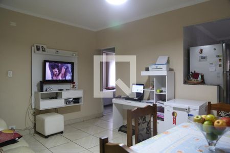 Sala de apartamento para alugar com 1 quarto, 54m² em Guilhermina, Praia Grande