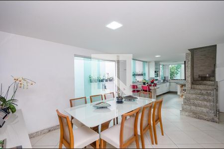 Sala de Jantar de casa à venda com 5 quartos, 408m² em Nova Granada, Belo Horizonte