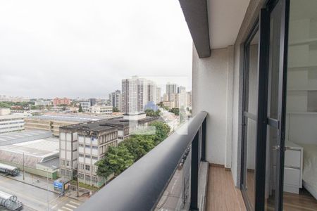 Varanda de kitnet/studio para alugar com 1 quarto, 50m² em Centro, Curitiba