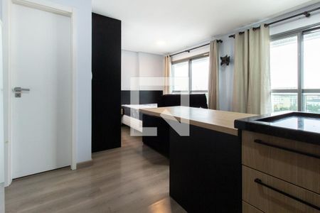 Cozinha de kitnet/studio para alugar com 1 quarto, 80m² em Rebouças, Curitiba