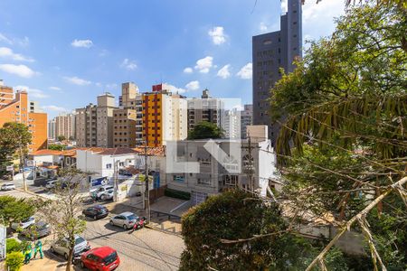 Vista da sacada de apartamento à venda com 3 quartos, 145m² em Centro, Campinas