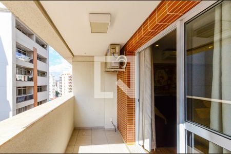 Varanda da Sala de apartamento para alugar com 1 quarto, 49m² em Botafogo, Campinas