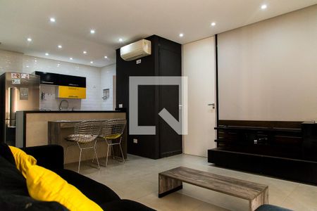 Sala de apartamento para alugar com 1 quarto, 60m² em Chácara Inglesa, São Paulo