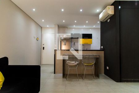 Sala de apartamento à venda com 1 quarto, 60m² em Chácara Inglesa, São Paulo