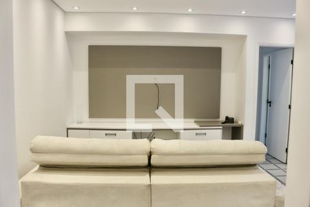 Sala de apartamento para alugar com 2 quartos, 88m² em Jardim Tres Marias, Guarujá