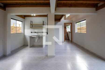 Sala/Cozinha de casa para alugar com 3 quartos, 84m² em Campeche, Florianópolis