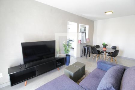 Sala de apartamento para alugar com 1 quarto, 48m² em Centro, Uberlândia